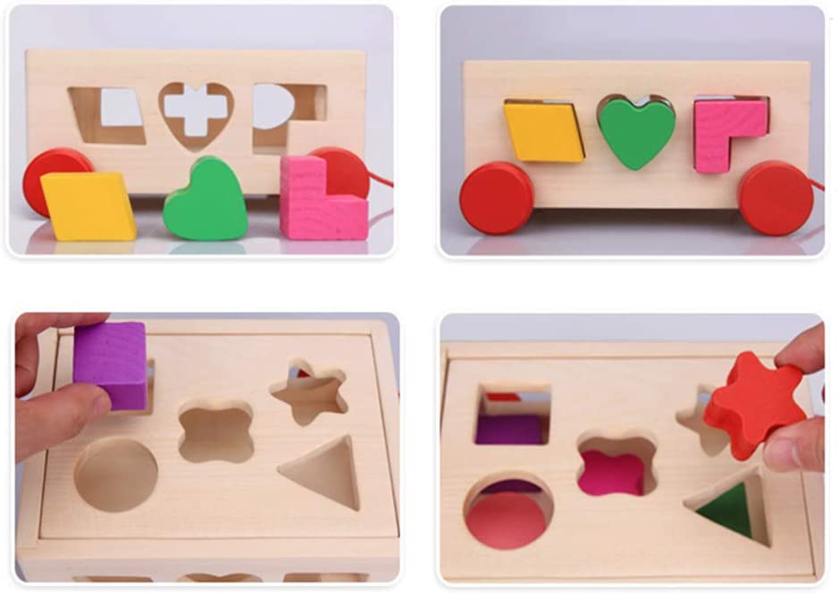 Cube Car Wooden Play Kit (15 Shapes)