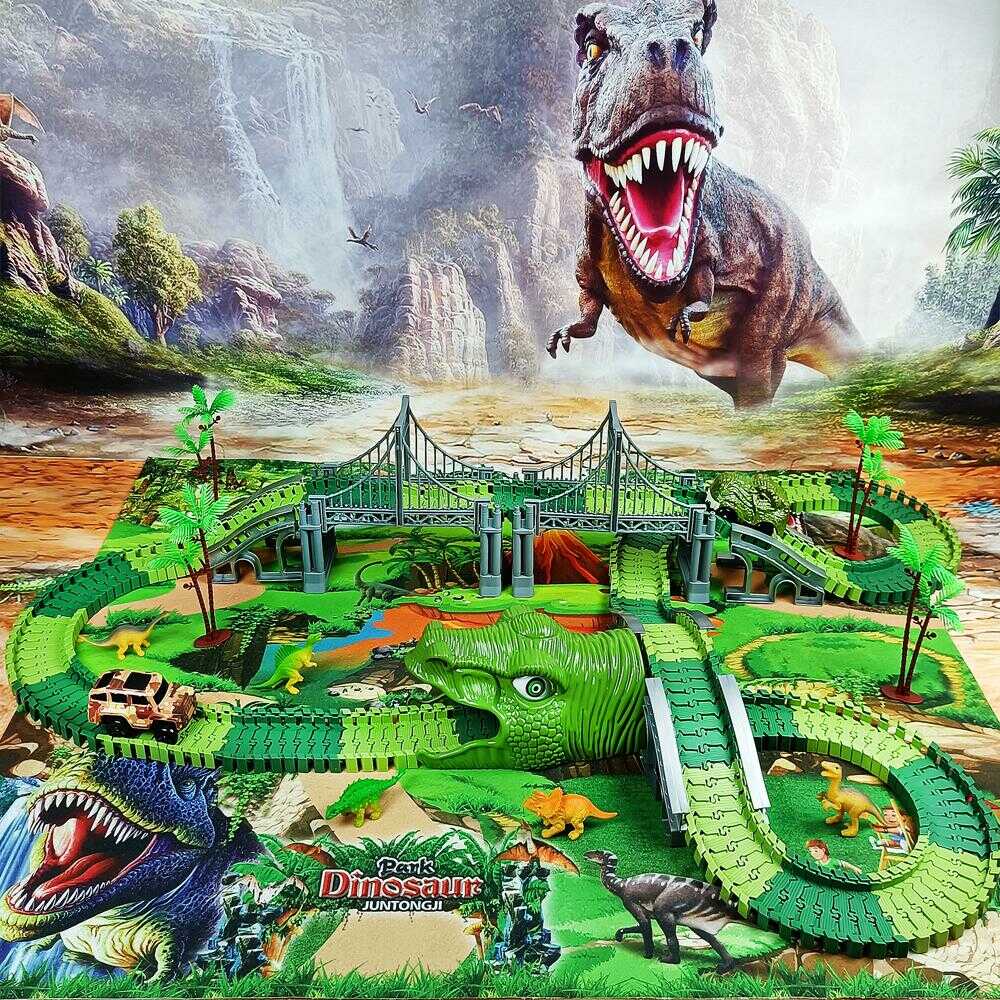 BrightRise Dinosaur Track Set
