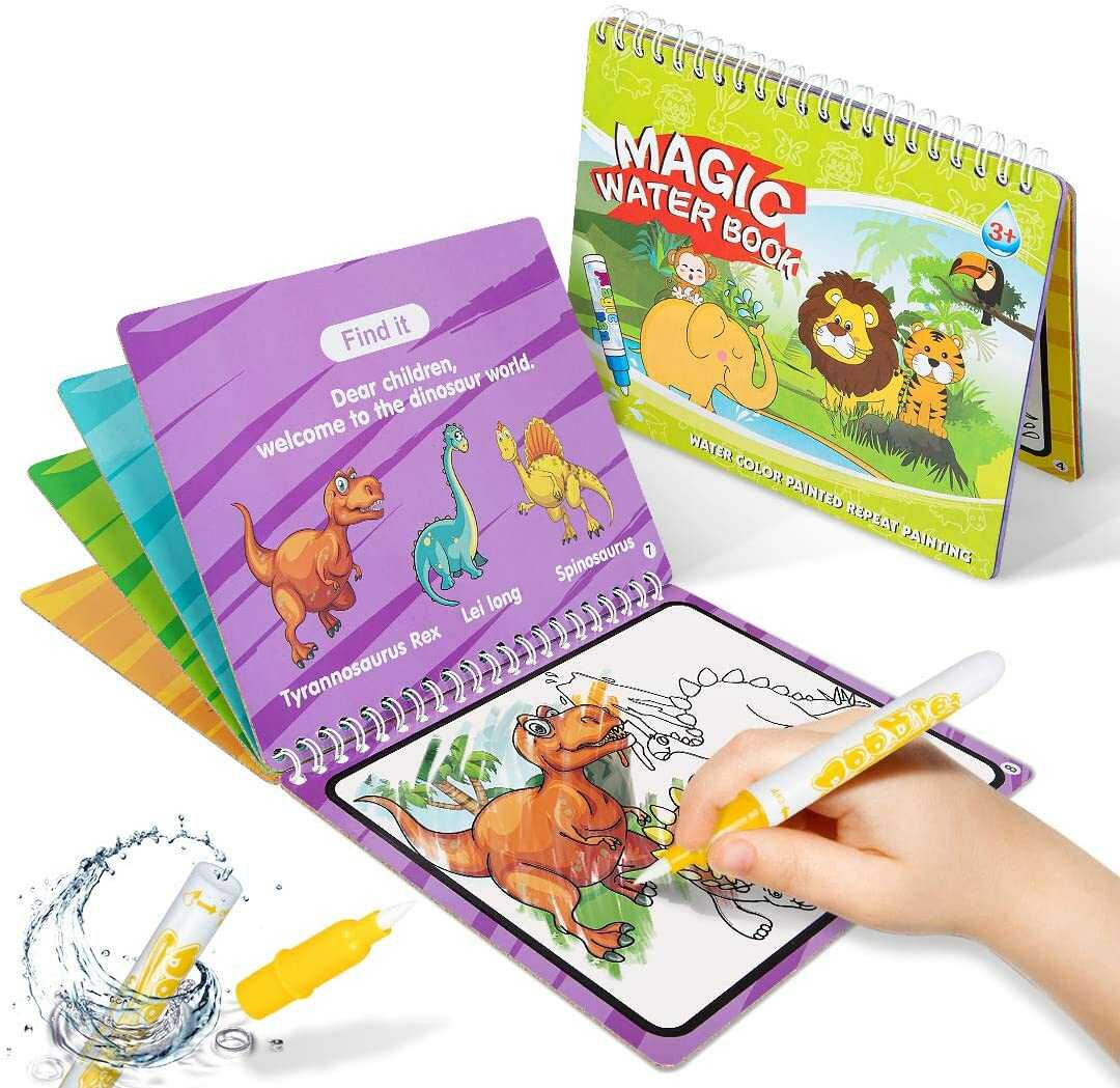 WowWater™ Magic Coloring & Painting Book (Set of 2)