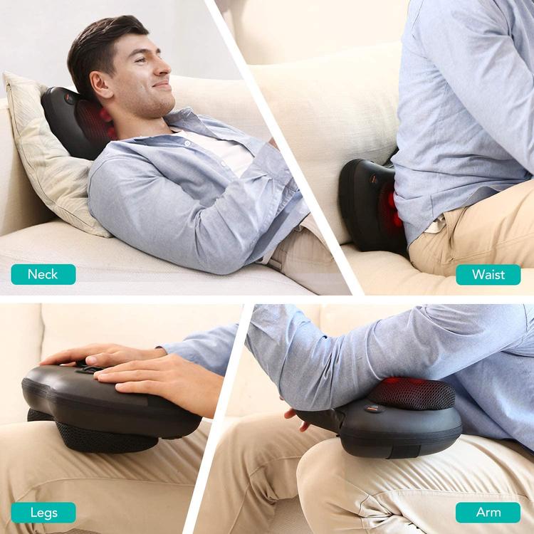 TheraPillo™ Shiatsu Pillow Massager With Heat
