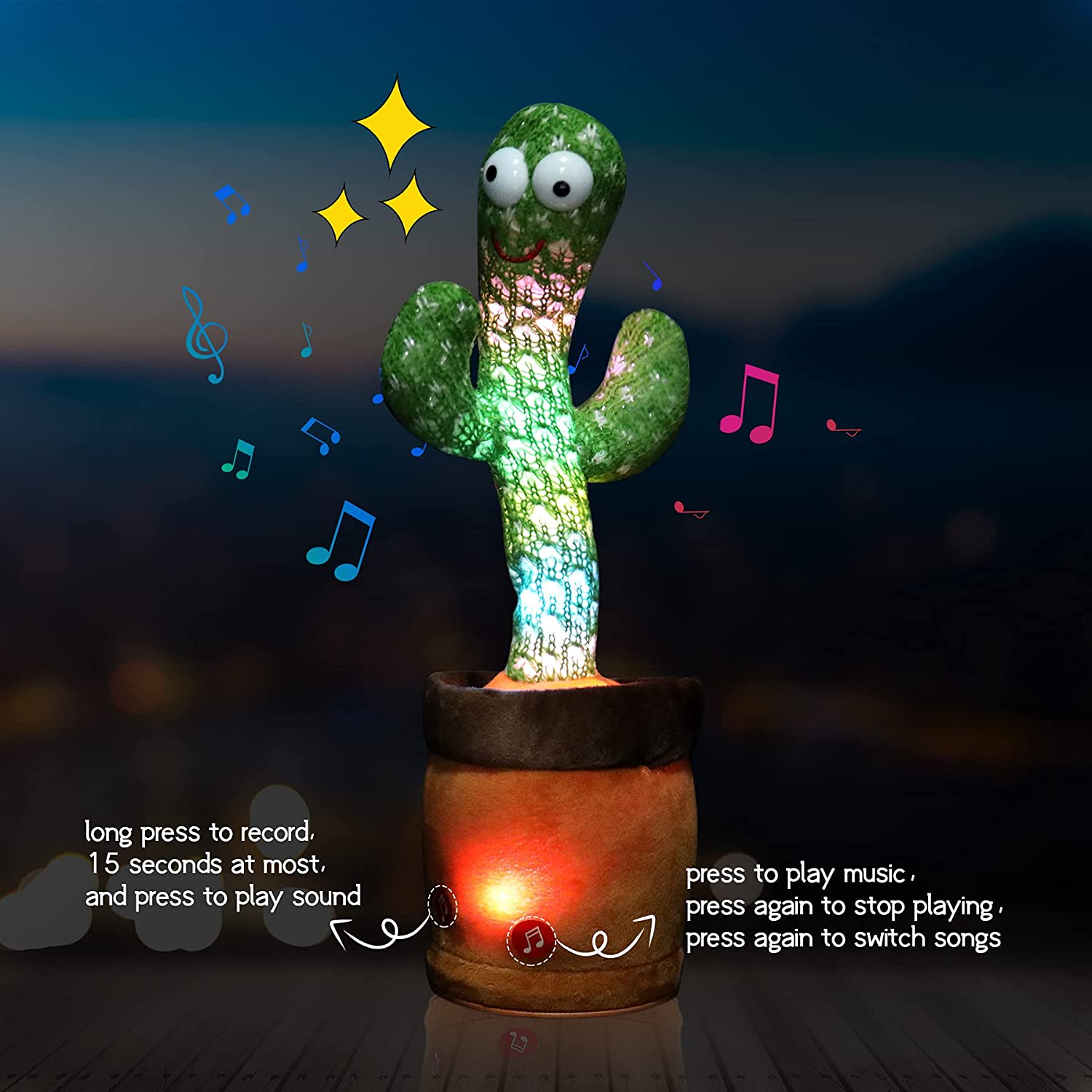 BrightRise Mr. Dancing Cactus