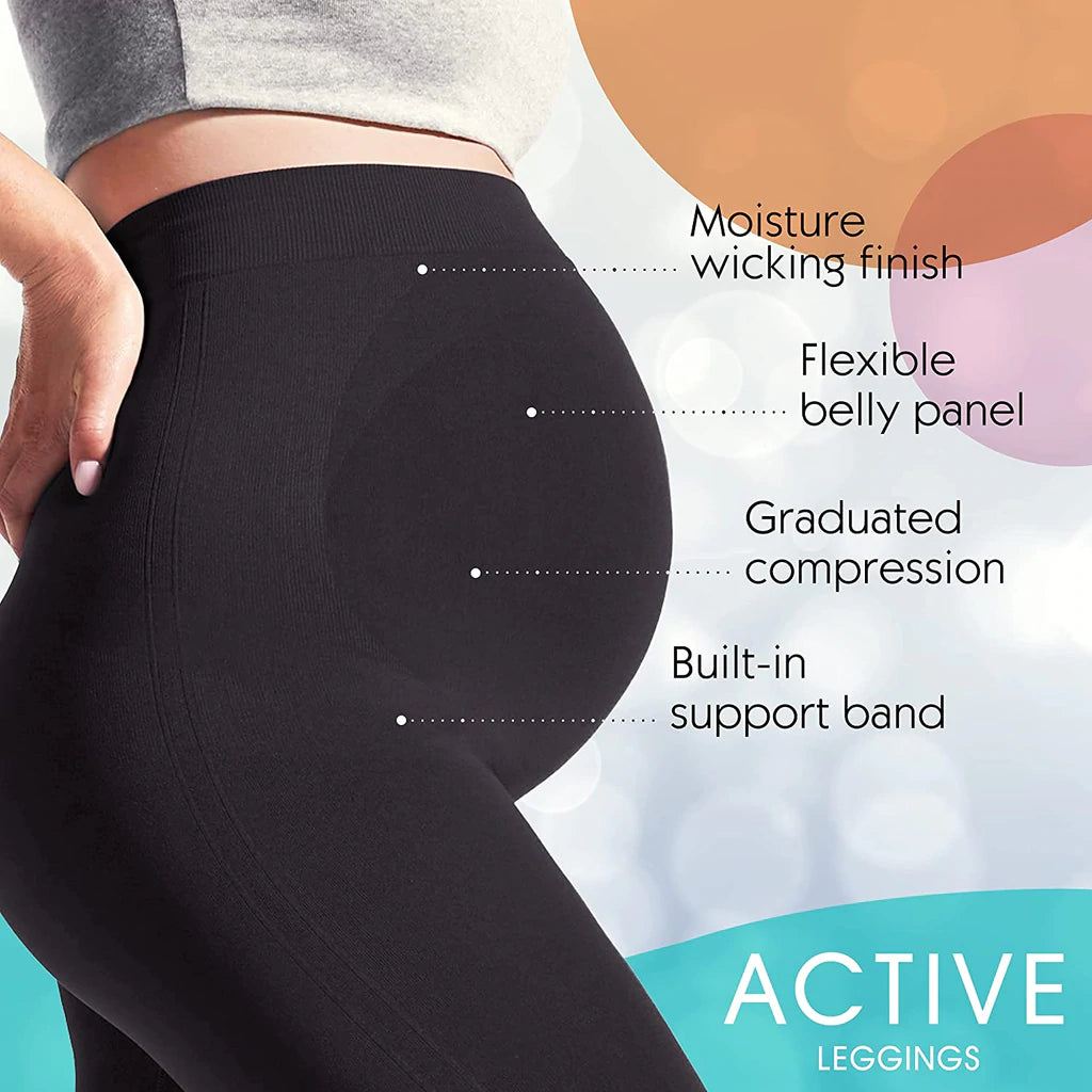 Pregnant Women Bubble Butt Yoga Pant Premama Sport Gym Leggings