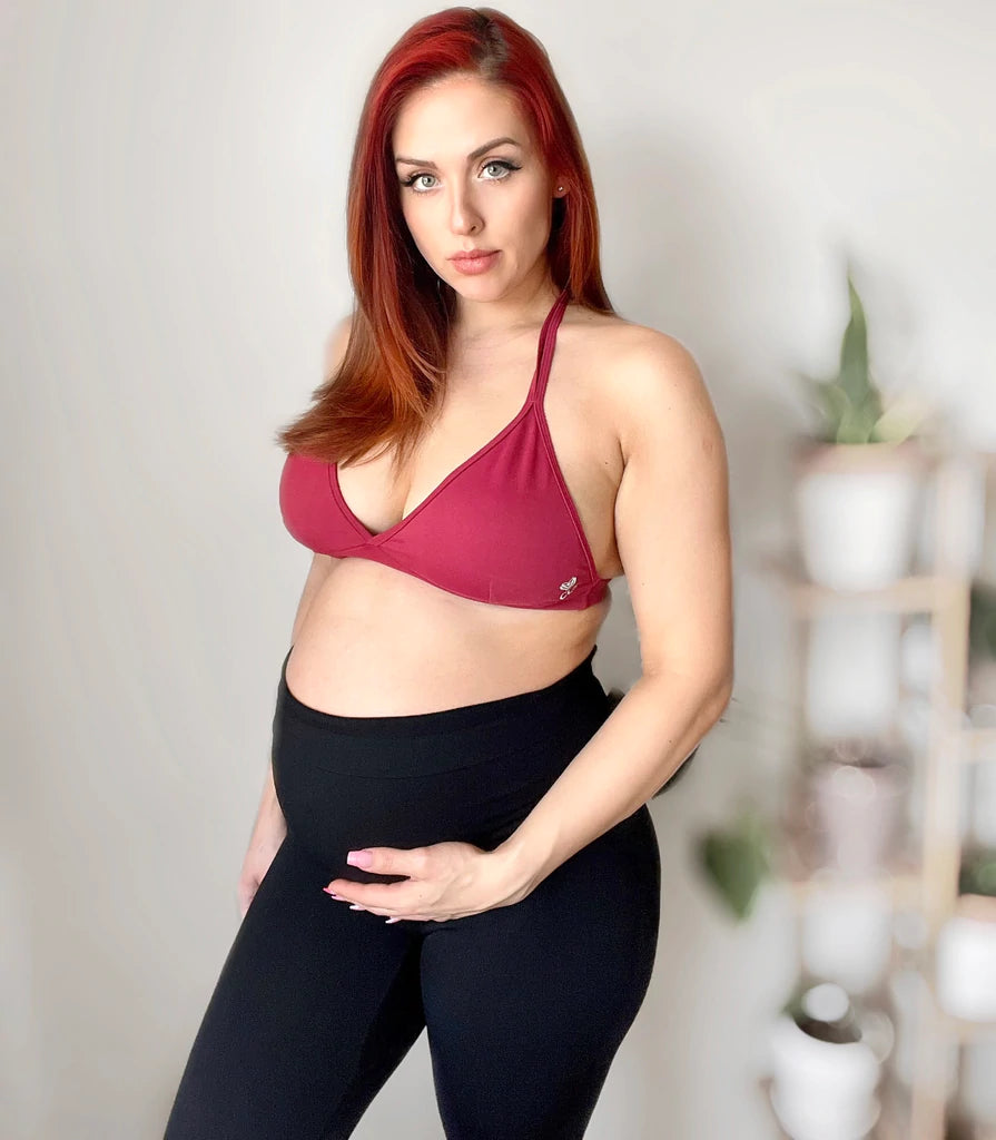  Maternity Leggings Over The Belly Butt Lift - Buttery Soft  Non-See-Through Workout Pregnancy Leggings