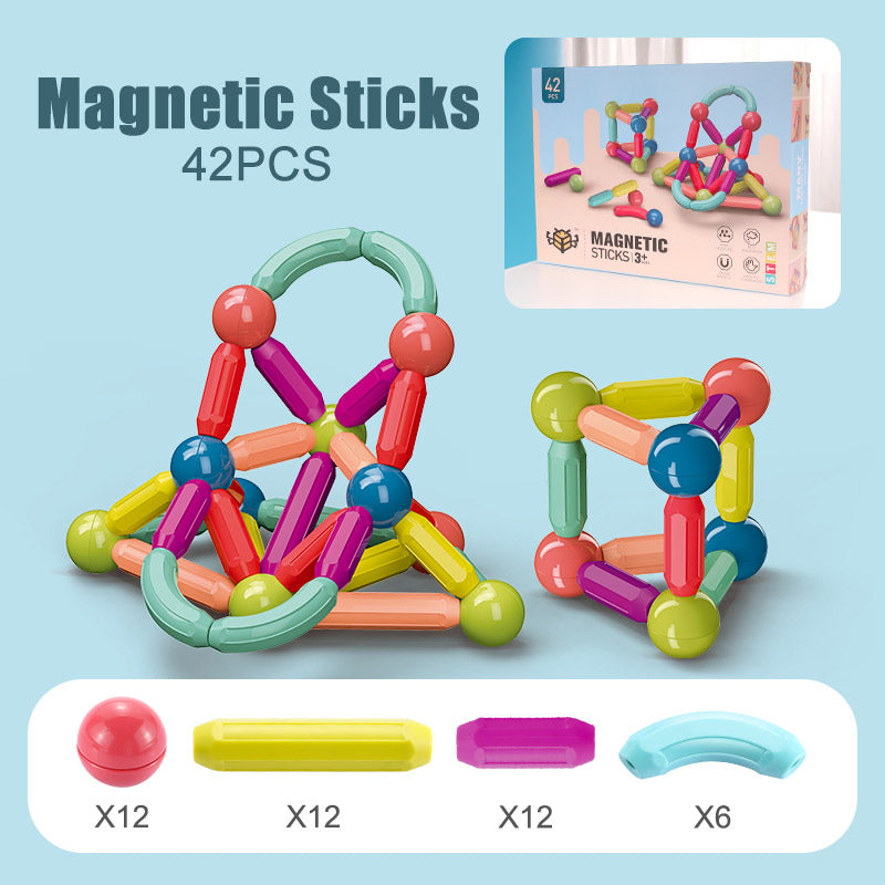 BrightEmpire™ Magnetic Balls & Rods (Building Blocks)