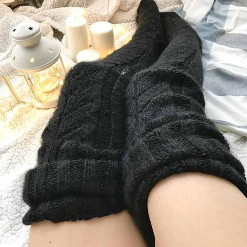 Soxi French Cable Knit Socks