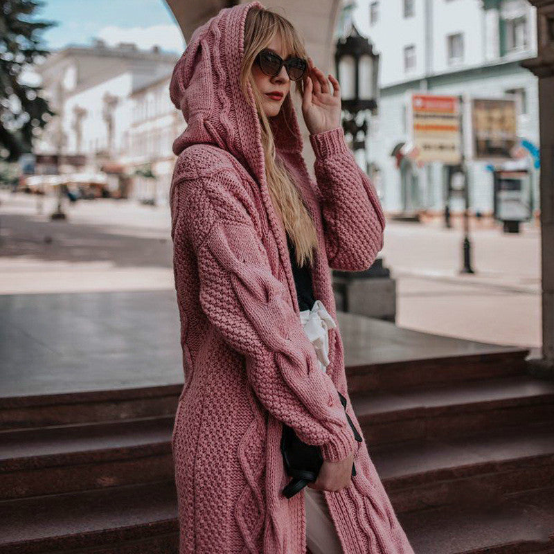 Snugie Knitted Long Cardigan Sweater