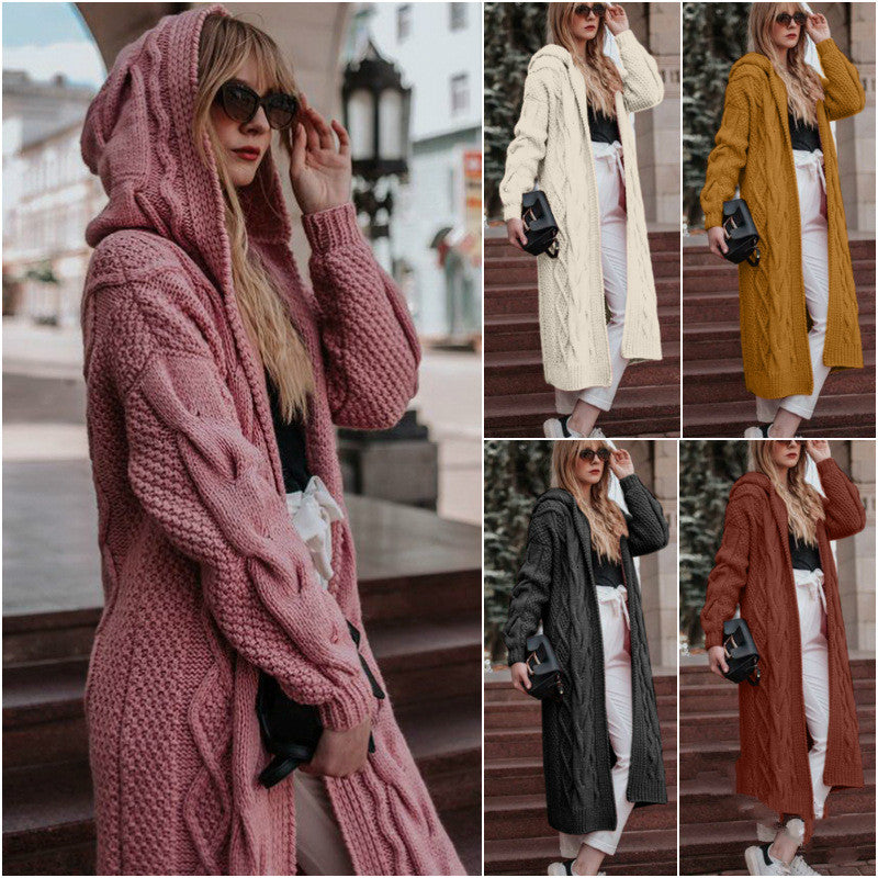 Snugie™ Knitted Long Cardigan Sweater
