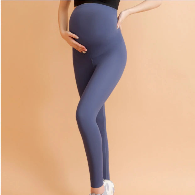2023 Winter Thick Warm Maternity Leggings Pregnant Woman High Rise Stirrup  Leggings Clothes for Pregnant Women