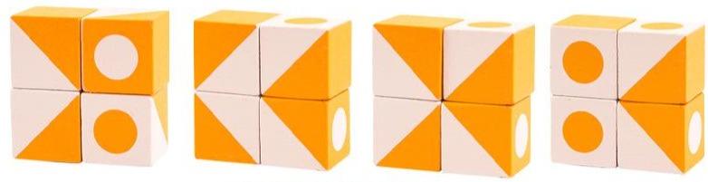 CubePuzzle™ BrainTeaser Building Blocks