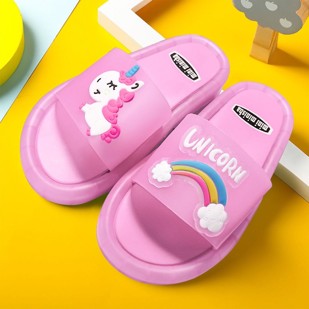 UniGlow™ Luminous Unicorn Kids Slippers