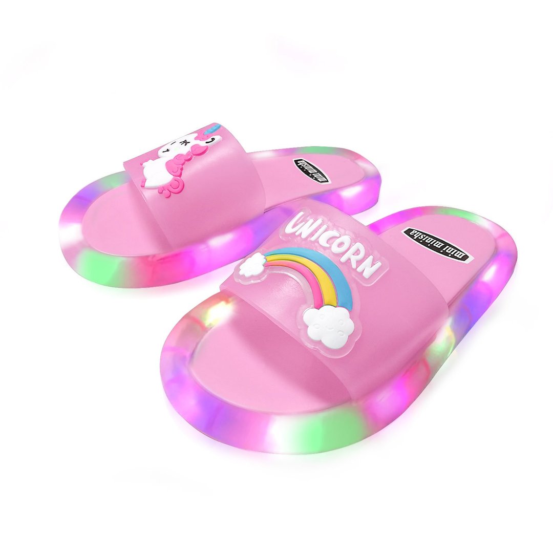 UniGlow™ Luminous Unicorn Kids Slippers
